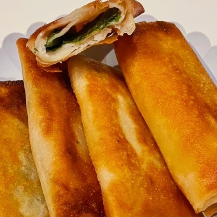 簡単☆大葉ハムチーズ春巻き
